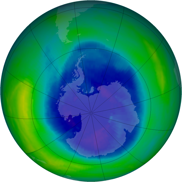 Ozone Map 1987-09-14